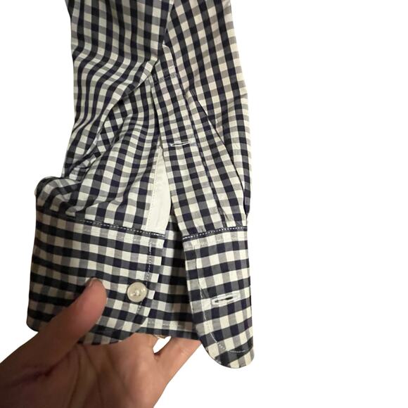 J.Crew Blue Gingham Shirt Men's L Preppy Academia Style - Picture 6 of 11